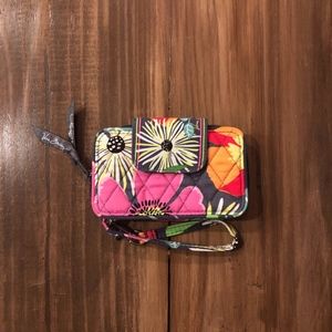 Vera Bradley Wristlet in Jazzy Blooms